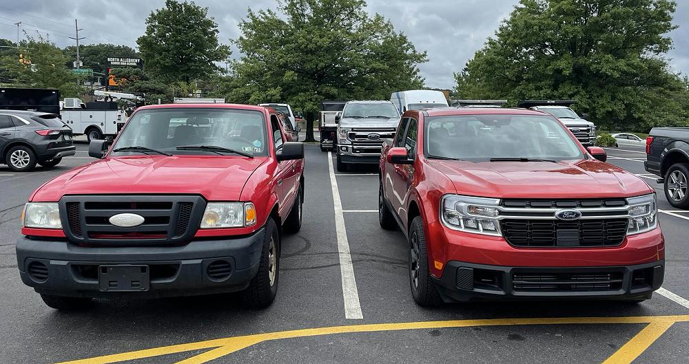 Ford Maverick And Old School Ford Ranger Comparison Maverick Truckin