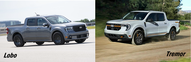 Ford Maverick Lobo vs Ford Maverick Tremor